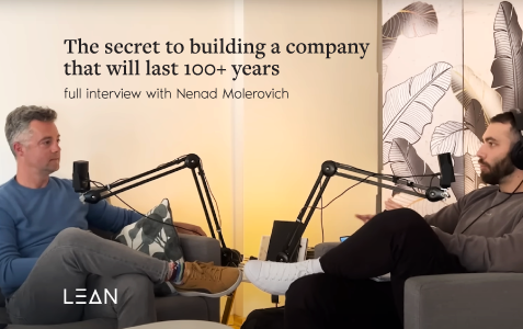 Nenad Molerovich: The secret to building a company that will exist for 100+ years (interview in Macedonian)